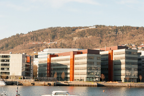 View from Damsgård Pier
