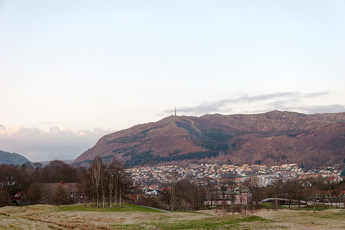 Ulriken as seen from Årstad