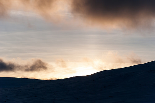 View of mountain between Bergen and Voss