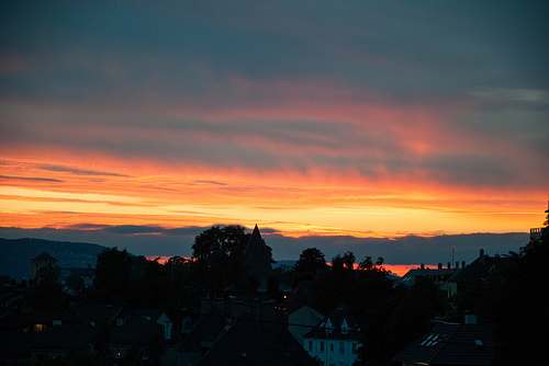 Evening sky from the side of Ulriken