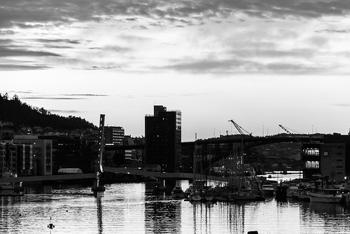 Solheimsviken Bay leading to Puddefjorden