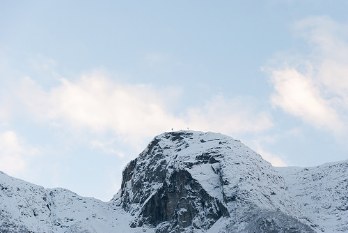View of mountain between Bergen and Voss